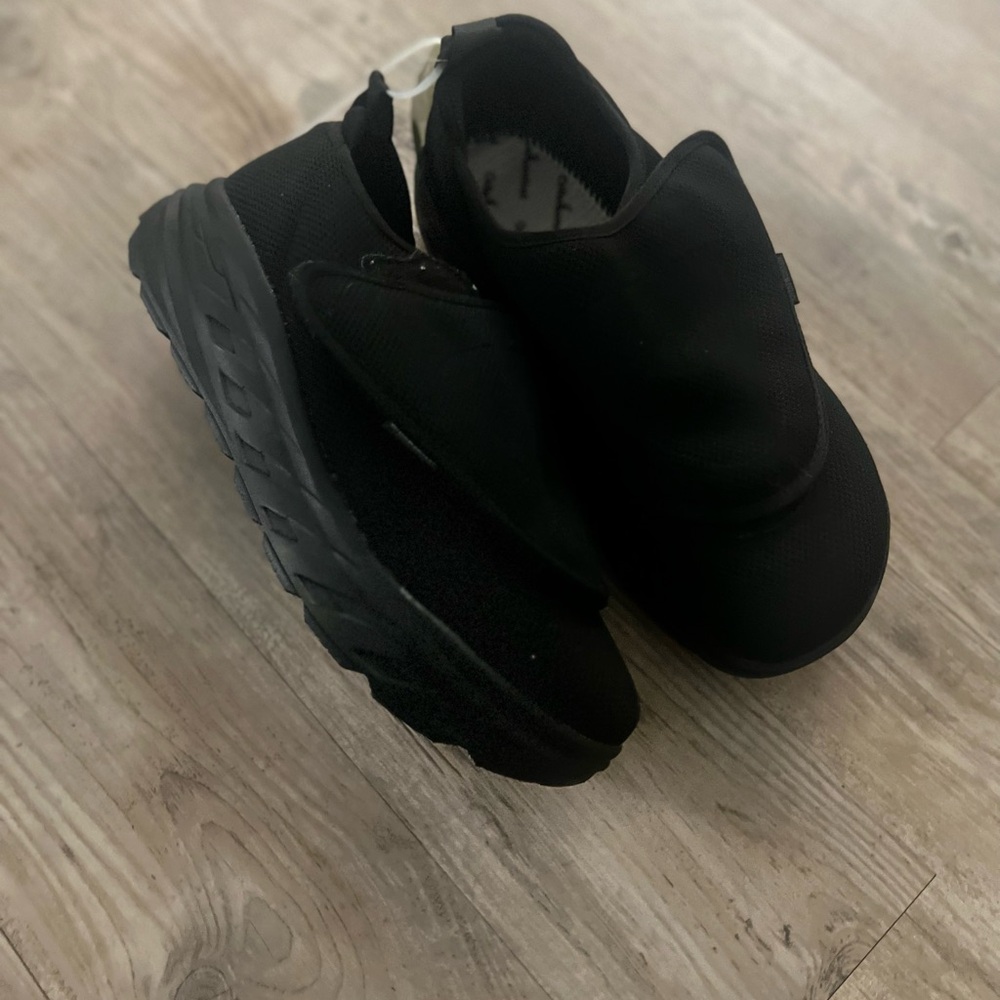 Black Slip-On Sneakers